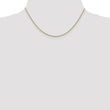 14K 1.8mm Round Cable Chain - Birthstone Company