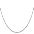 14K White Gold 1.95mm Flat Cable Chain