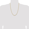 14K 3.25mm Diamond-Cut Rope Chain