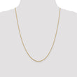 14K 1.3mm Loose Rope Chain