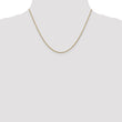 14K 1mm Round Snake Chain