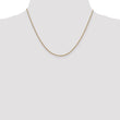 14K 1.3mm Round Snake Chain
