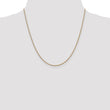 14K 1.3mm Round Snake Chain