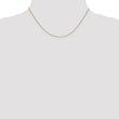 10K .65mm D/C Wheat Chain - Birthstone Company
