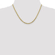 10K 2.4mm Flat Beveled Curb Chain - Birthstone Company