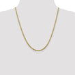 10K 2.4mm Flat Beveled Curb Chain - Birthstone Company