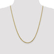 10K 2.4mm Flat Beveled Curb Chain - Birthstone Company
