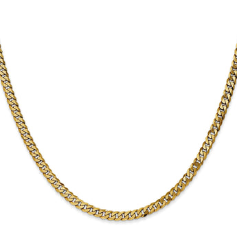 10K 3.9mm Flat Beveled Curb Chain