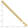 10K 3.9mm Flat Beveled Curb Chain