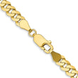 10K 4.6mm Flat Beveled Curb Chain
