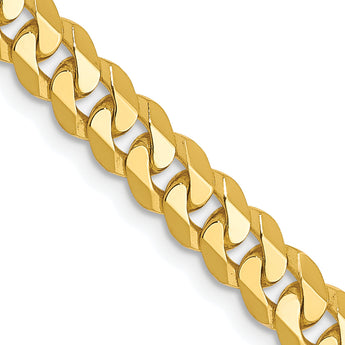 10K 4.6mm Flat Beveled Curb Chain