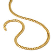 10K 7.3mm Semi-Solid Miami Cuban Chain - Birthstone Company