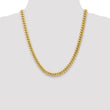 10K 7.3mm Semi-Solid Miami Cuban Chain - Birthstone Company