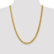 10K 7.3mm Semi-Solid Miami Cuban Chain - Birthstone Company