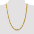 10K 7.3mm Semi-Solid Miami Cuban Chain - Birthstone Company