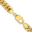 10K Semi-Solid 9.3mm Miami Cuban Chain - Birthstone Company
