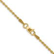 14K 1.6mm Solid Regular Rope Chain