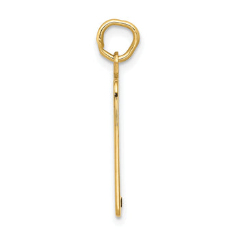 14k Enameled Pink Engravable Birth Certificate Charm