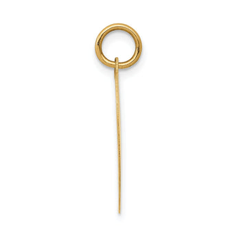 14k HAPPY BIRTHDAY Heart Disc Charm