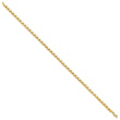 14k Polished Double-Sided Heart 5.5in Child's Bracelet