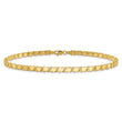 14k Polished Double-Sided Heart 5.5in Child's Bracelet
