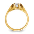 14k 1 carat Lab Grown Diamond VS/SI+ G+ Complete Men's Ring, Size 10 - Birthstone Company