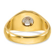 14k 1 carat Lab Grown Diamond VS/SI+ G+ Complete Men's Ring, Size 10 - Birthstone Company
