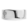 14k White Gold Men's Complete Lab Grown VS/SI FGH Dia Cross Ring - Sophia Jewelers