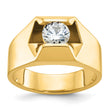 14k 1 carat Lab Grown Diamond VS/SI+ G+ Complete Men's Ring, Size 10 - Birthstone Company
