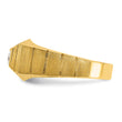 14k Men's Polished and Satin Complete Lab Grown VS/SI FGH Dia Rin - Sophia Jewelers
