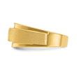 14k Men's Polished and Satin Complete Lab Grown VS/SI FGH Diamond Ringn, Size 10 - Birthstone Company