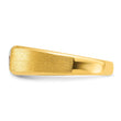 14k Men's Polished and Satin Complete Lab Grown VS/SI FGH Dia Rin - Sophia Jewelers