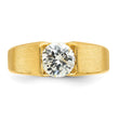14k 1 carat Lab Grown Diamond VS/SI+ G+ Complete Men's Ring, Size 10 - Birthstone Company