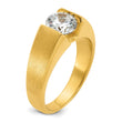 14k 1 carat Lab Grown Diamond VS/SI+ G+ Complete Men's Ring, Size 10 - Birthstone Company