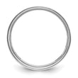 14k White Gold Men's Satin 1/20 Carat Lab Grown Diamond Cross Ring, Size 10 - Birthstone Company