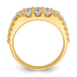 14k Two-tone Men's Complete Lab Grown VS/SI FGH Diamond Ring, Size 10 - Birthstone Company