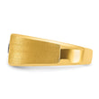 14k Men's Polished and Satin Complete Lab Grown VS/SI FGH Dia Rin - Sophia Jewelers
