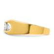 14k Men's Complete Lab Grown VS/SI FGH Dia Ring - Sophia Jewelers