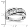 14k WG w/ Black RHBGoodman Men's Polish/Brushed Complete Lab Grown VS/SI FG - Sophia Jewelers