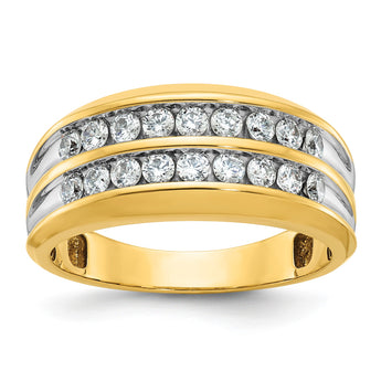 14k Men's Complete Lab Grown VS/SI FGH Diamond Ring, Size 10 - Birthstone Company