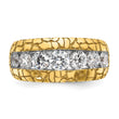 14k Men's Lab Grown VS/SI FGH Dia Nugget Complete Ring, Size 10 - Birthstone Company
