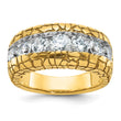 14k Men's Lab Grown VS/SI FGH Dia Nugget Complete Ring, Size 10 - Birthstone Company