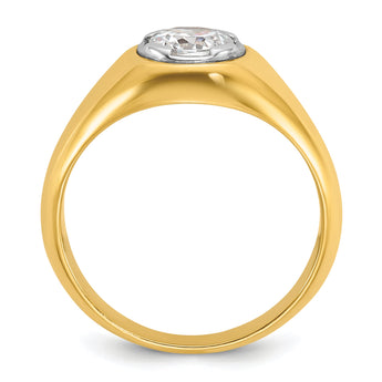 14k Men's Complete Lab Grown VS/SI FGH Dia Ring - Sophia Jewelers