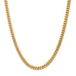 14K Yellow Gold Miami Cuban Chain with Polished Finish 7.3mm - 22