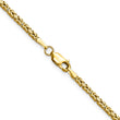 14K 16 inch 2mm Byzantine with Lobster Clasp Chain