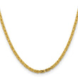 14K 16 inch 3.25mm Byzantine with Lobster Clasp Chain