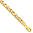 14K 9 inch 6.5mm Byzantine with Lobster Clasp Chain