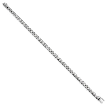 14K White Gold Lab Grown Diamond VS/SI GH, Shapes Bracelet