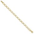 14K Lab Grown Diamond VS/SI GH, Oval Link w/ .25 inch ext. Bracelet