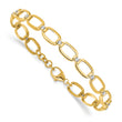 14K Lab Grown Diamond VS/SI GH, Oval Link w/ .25 inch ext. Bracelet